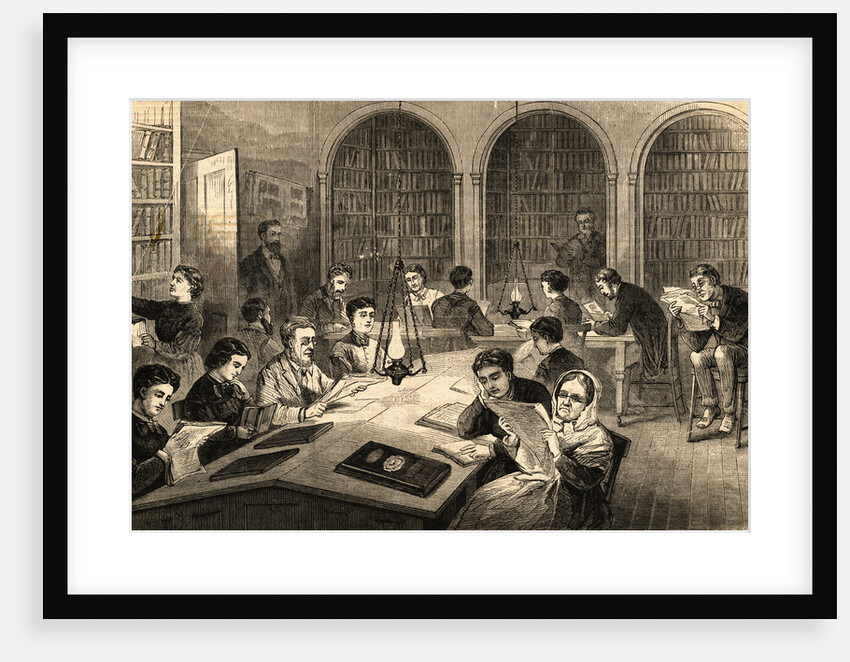 An Evening in the Library by Anonymous