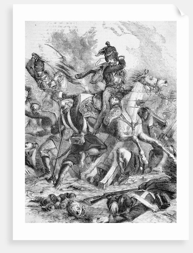 Illustration of the Light Brigade Battle by Anonymous