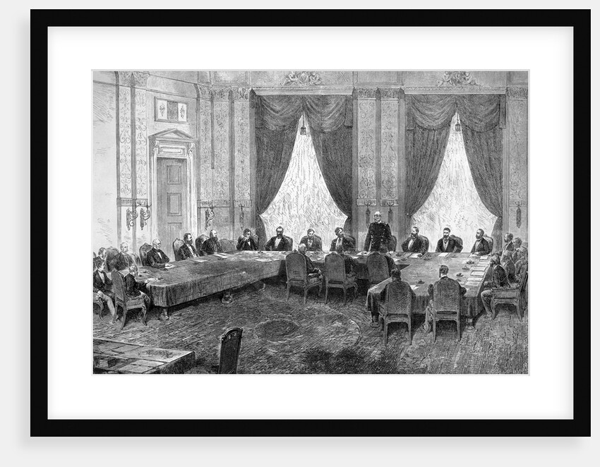 Engraving of the First Session of the Berlin Congress by Anonymous