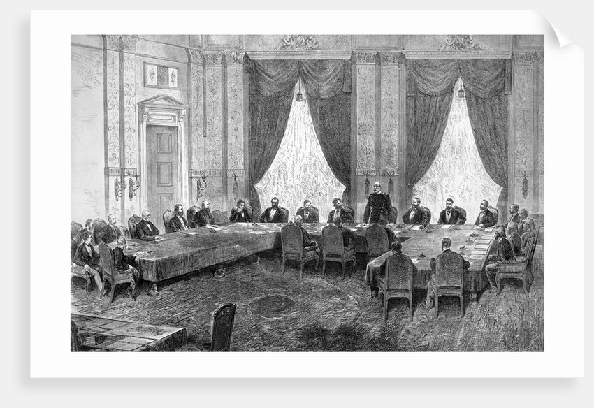 Engraving of the First Session of the Berlin Congress by Anonymous