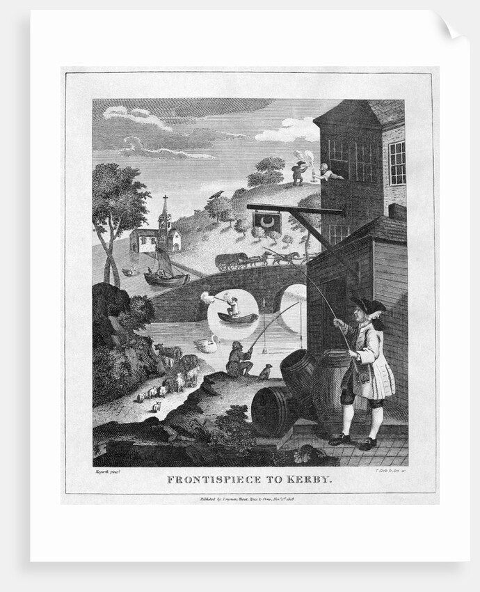 Hogarth Print on Perspective by Anonymous