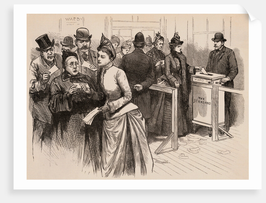 Women Voting in Election by Anonymous