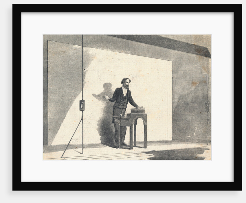 Charles Dickens Giving a Reading by Anonymous