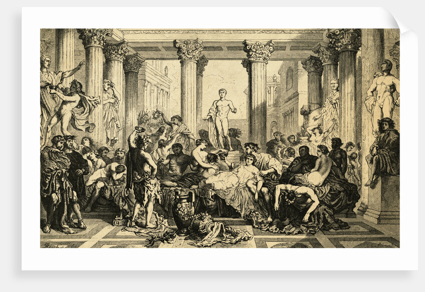 A Roman Orgy by Anonymous
