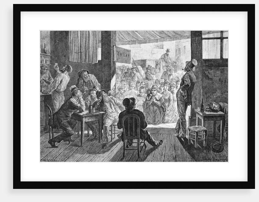 Women Singing to Men at a Bar by Anonymous