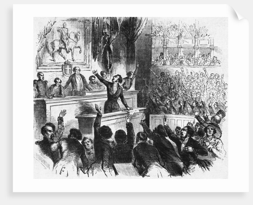 Italian National Assembly by Anonymous