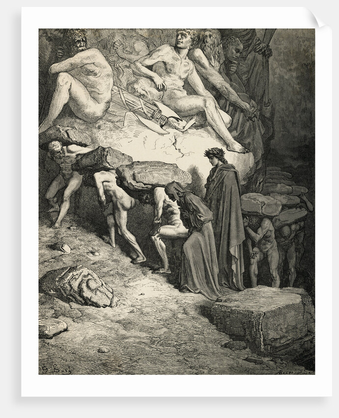 Scene from Dante's Inferno by Anonymous