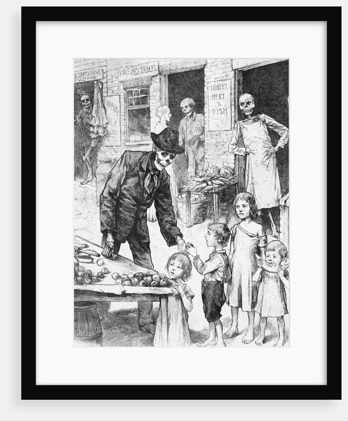 Cartoon about Cholera by Anonymous