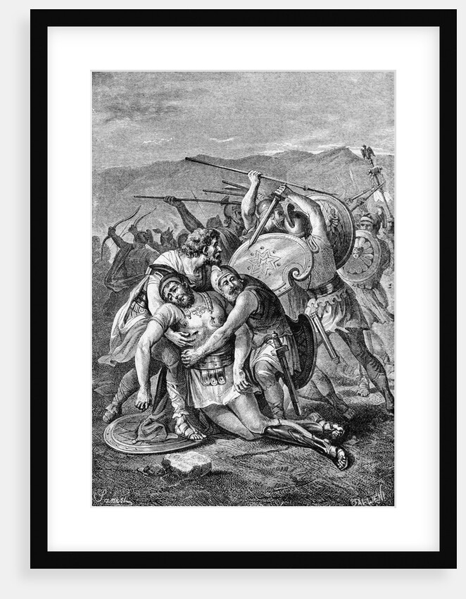 Romans Carrying the Dead Spartacus by Anonymous