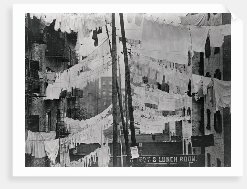 Wash Day in the Slums by Corbis