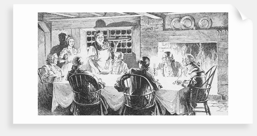 Early American Tavern by Anonymous