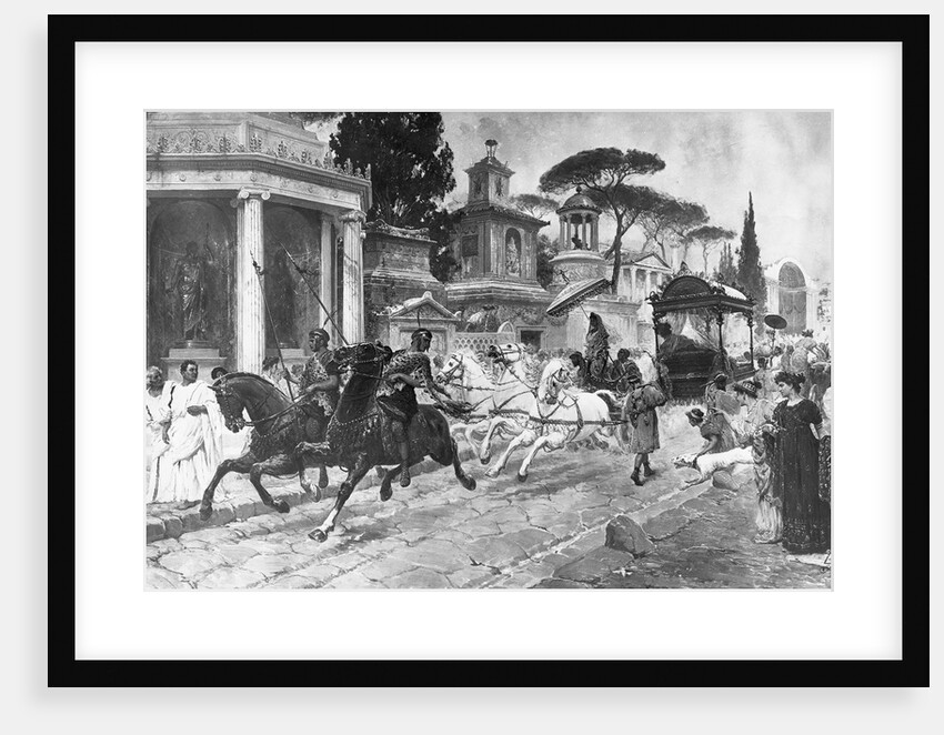 Carriage Dashing Through Town by Anonymous