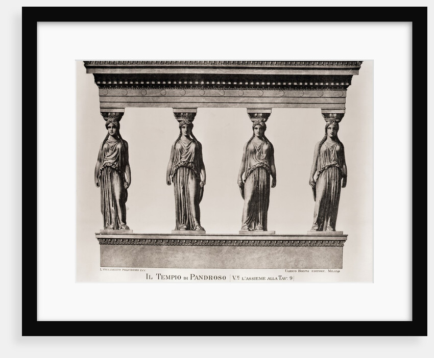 Caryatids In A Greek Temple by Anonymous