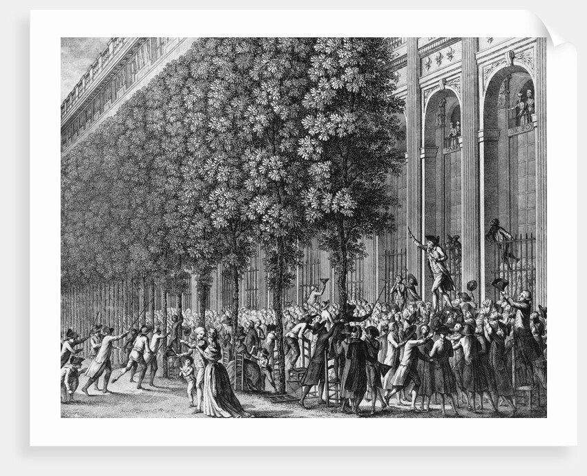 Camille Desmoulins Urging Crowd to Take up Arms by Anonymous