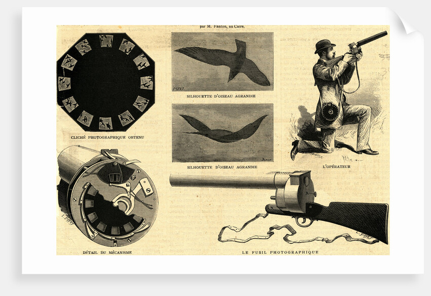 Diagram and Illustrations of Unique Camera by Anonymous