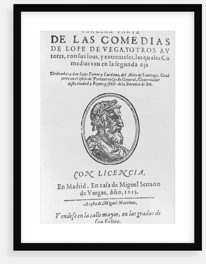 Title Page for Lope De Vega by Anonymous