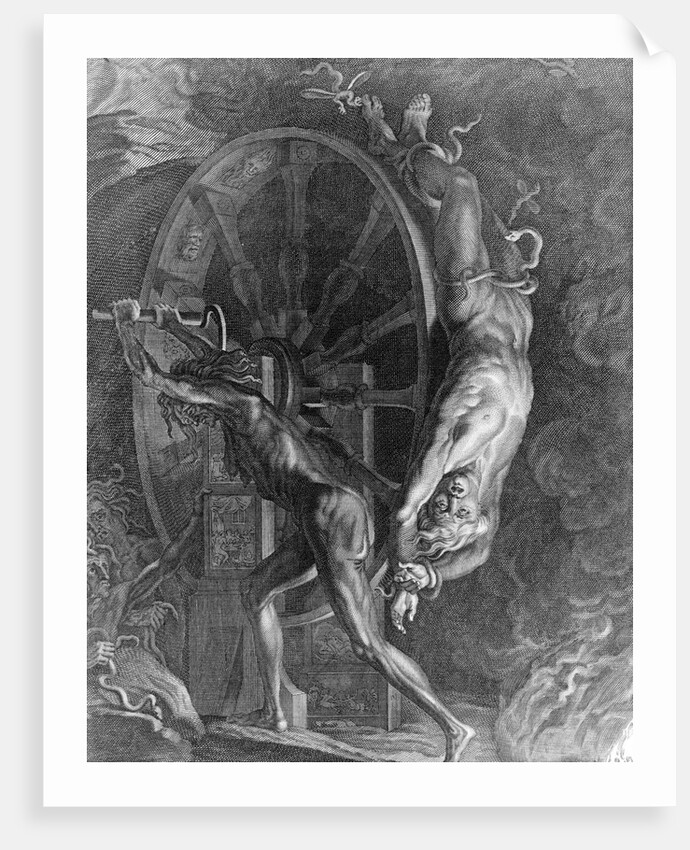 Ixion Bound to Revolving Wheel by Anonymous
