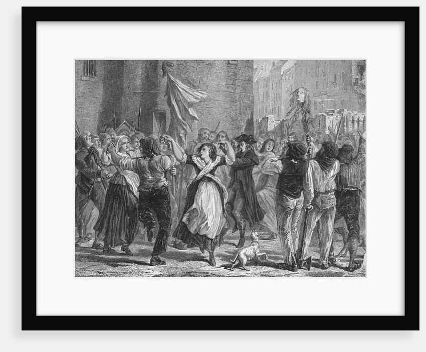Crowd Carrying Head of Princess De Lamballe by Anonymous