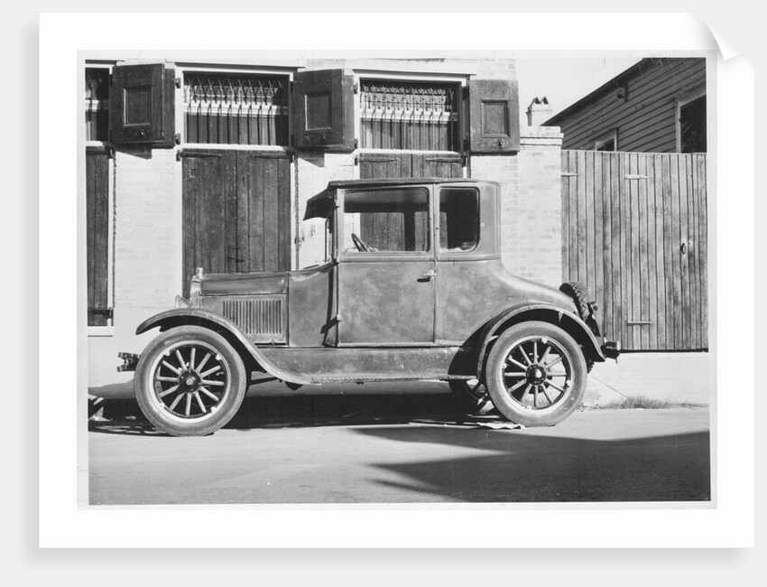 Side Display of Early Model T Ford by Anonymous