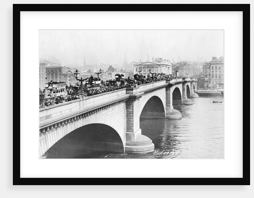 Traffic Crossing London Bridge by Anonymous