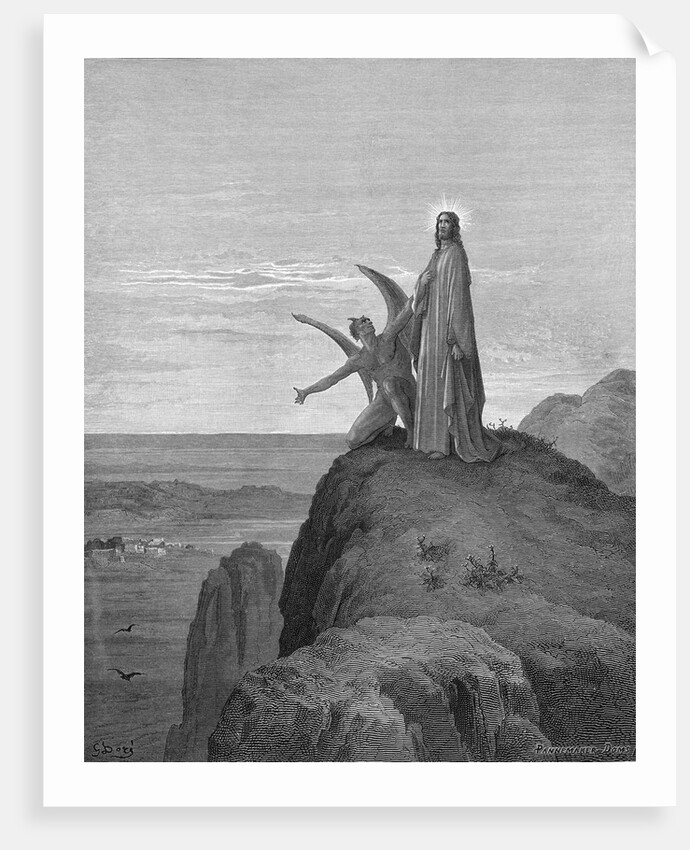 Temptation of Jesus by Anonymous