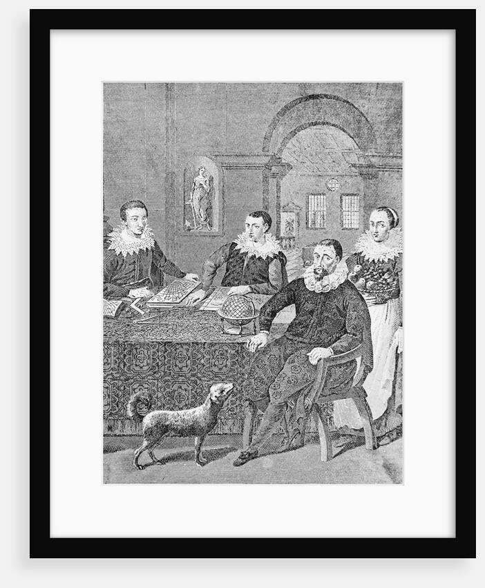 Christopher Columbus with his Two Sons by Anonymous