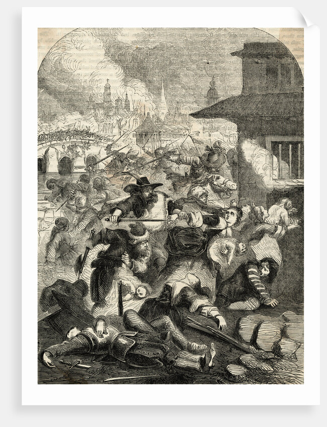 Massacre of Magdeburg During Thirty Years War by Anonymous