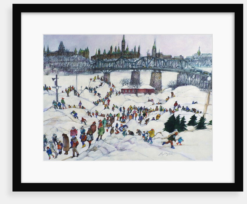 Winterlude, Pirovik - Ottawa-Hull, Canada by Franklin McMahon