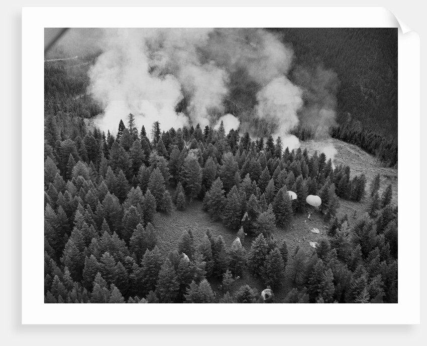 Firejumpers in Lolo National Forest by Corbis