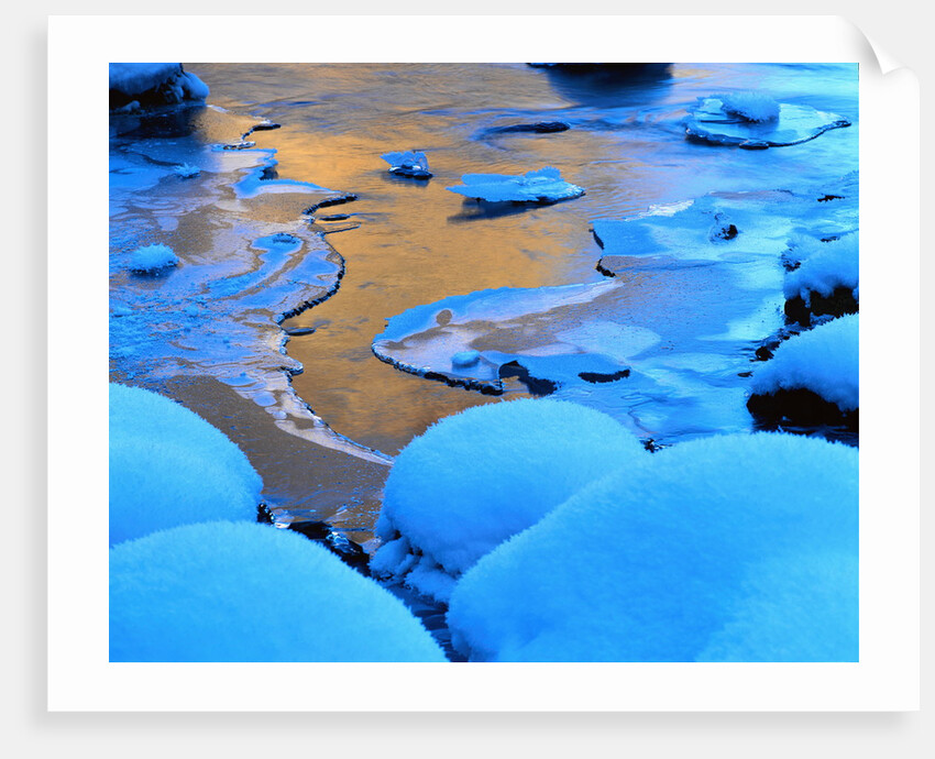 Ice and Snow on a Beach by Anonymous