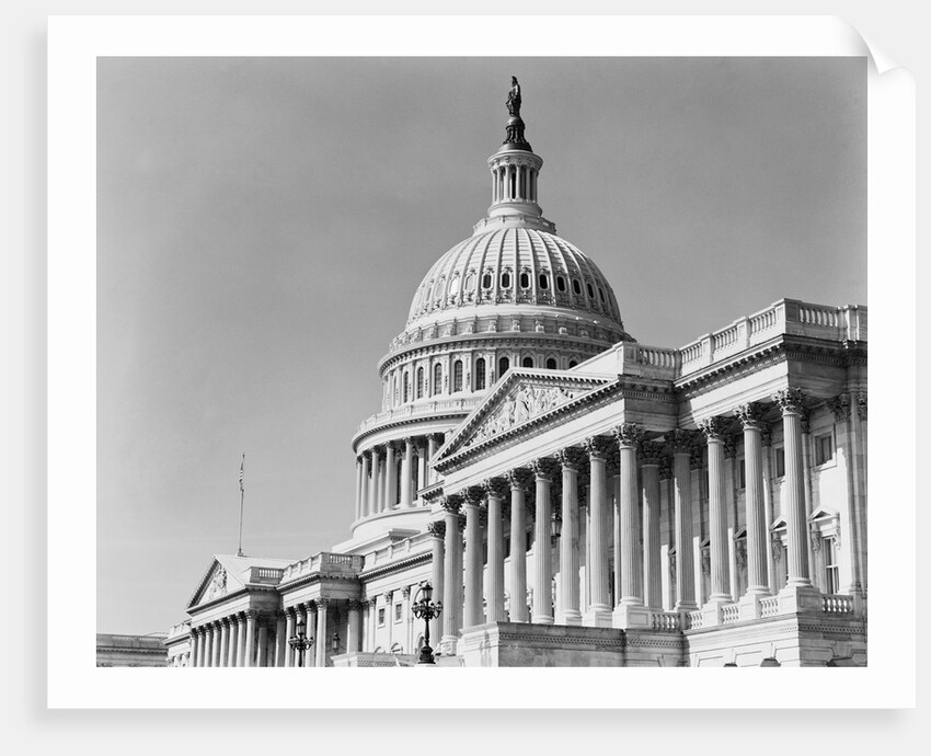 Dome and Portico of U.S. Capitol by Anonymous