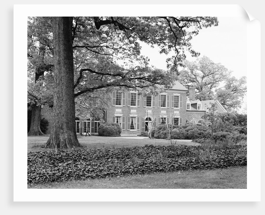 Garden Front of Woodlawn Plantation at Mount Vernon, Virginia by Anonymous