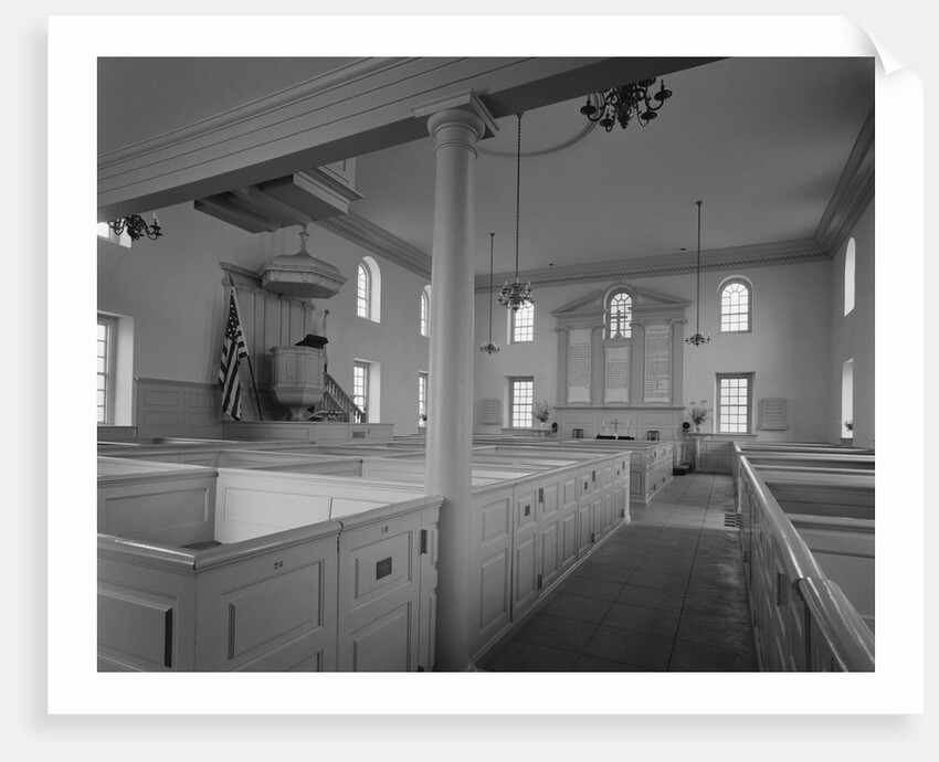 Interior of Pohick Church at Lorton, Virginia by Anonymous