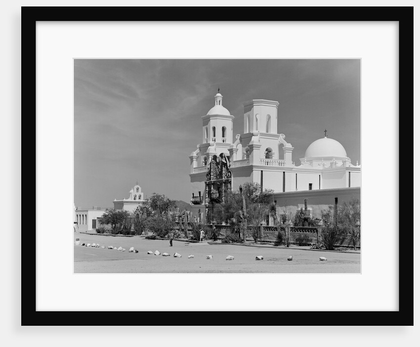 Mission and Mission Church of San Xavier del Bac by Anonymous