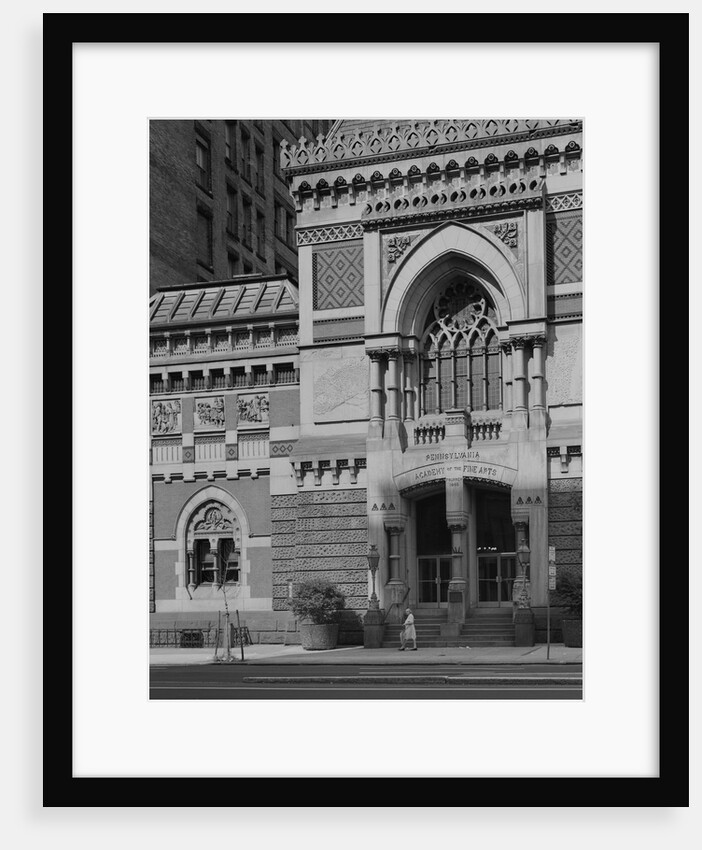 Central Doorway of the Pennsylvania Academy of the Fine Arts by Anonymous