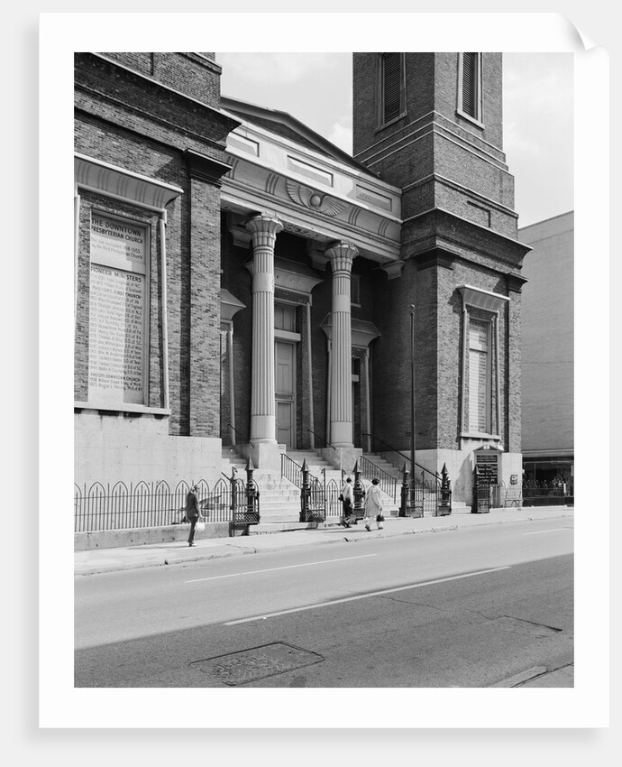 Entrance to the Downtown Presbyterian Church by Anonymous