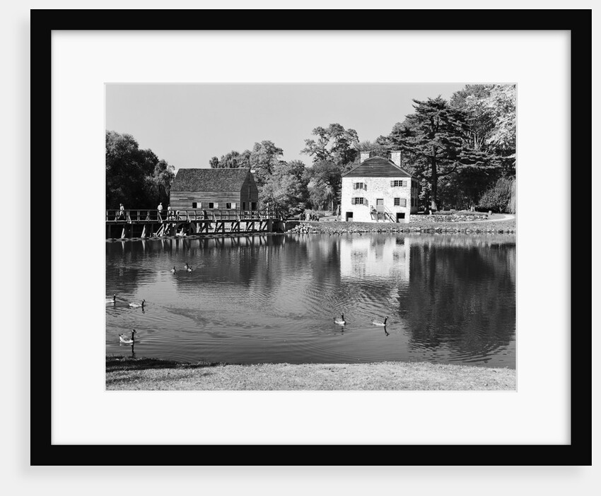 Mill and Philipse House at Philipsburg Manor by Anonymous