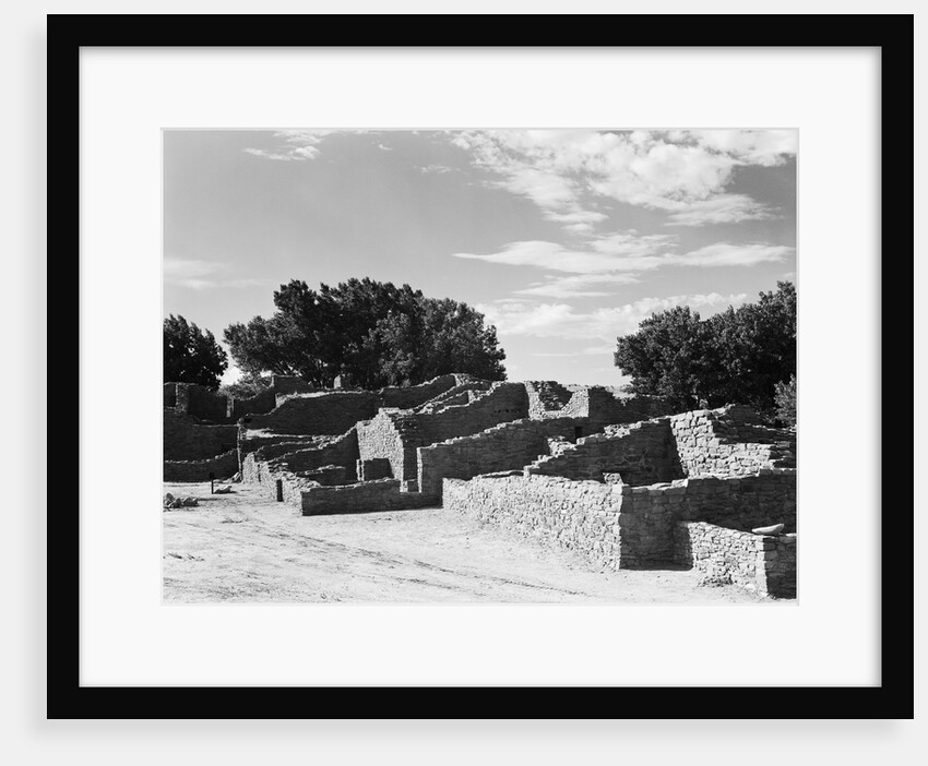 Pueblo Ruins at Aztec Ruins National Monument by Anonymous