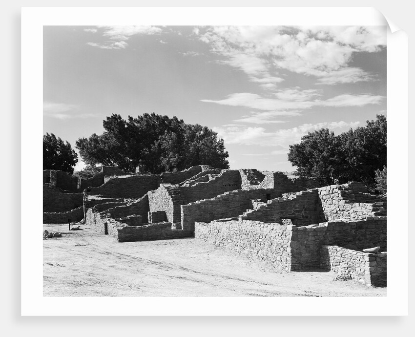 Pueblo Ruins at Aztec Ruins National Monument by Anonymous