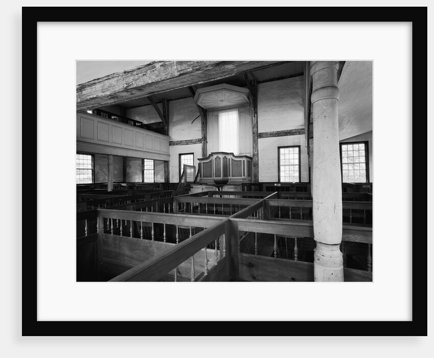 Interior of Meeting House by Anonymous