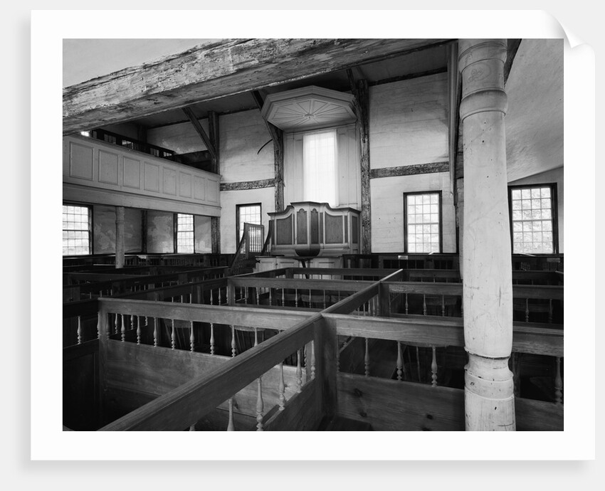Interior of Meeting House by Anonymous