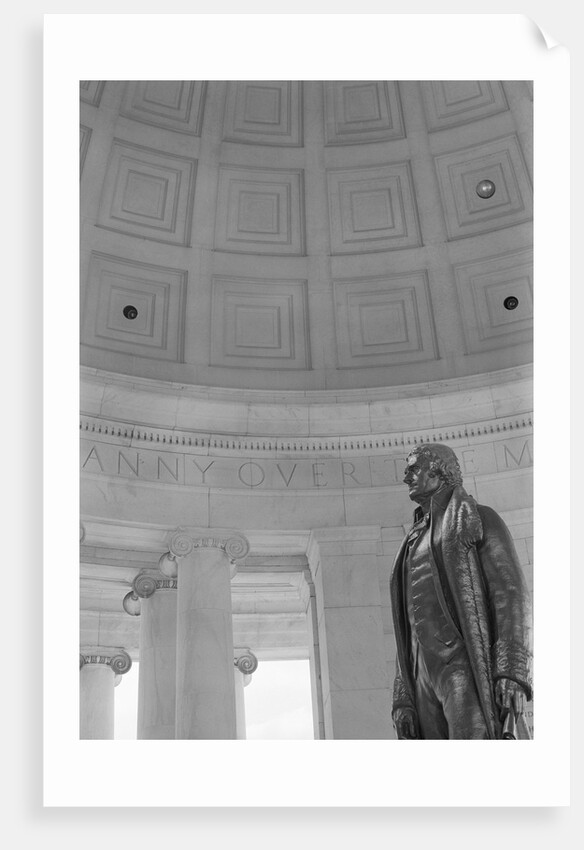 Thomas Jefferson by Rudolph Evans in the Jefferson Memorial by Anonymous