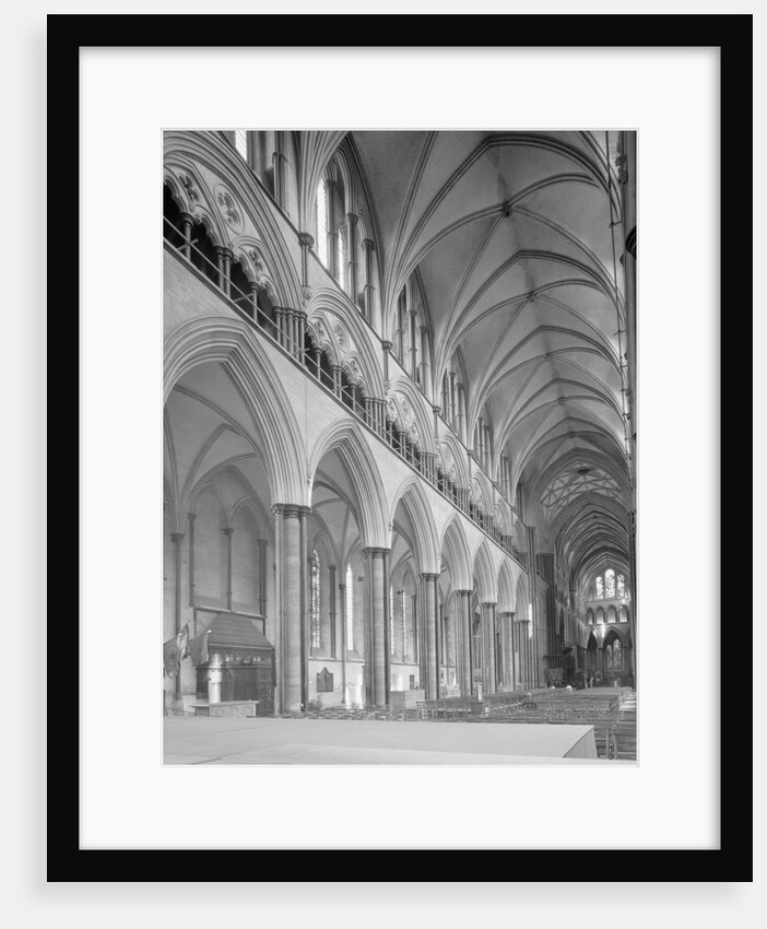 Interior of Salisbury Cathedral by Anonymous