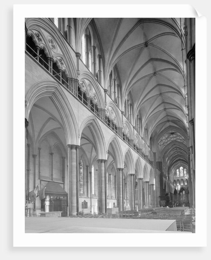Interior of Salisbury Cathedral by Anonymous