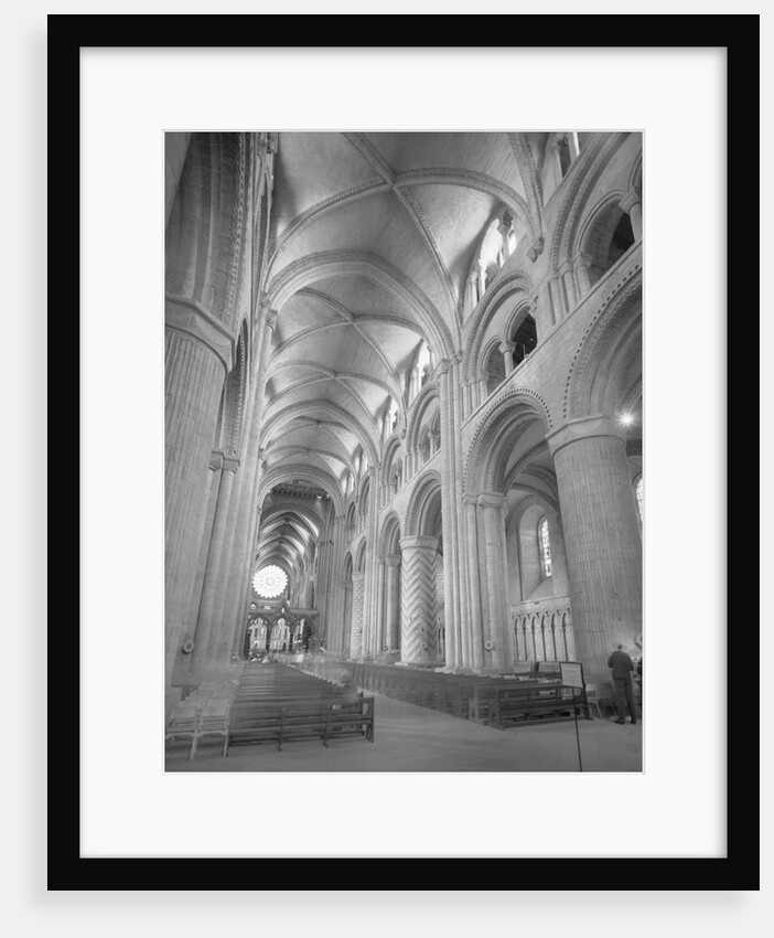 Interior of Durham Cathedral by Anonymous