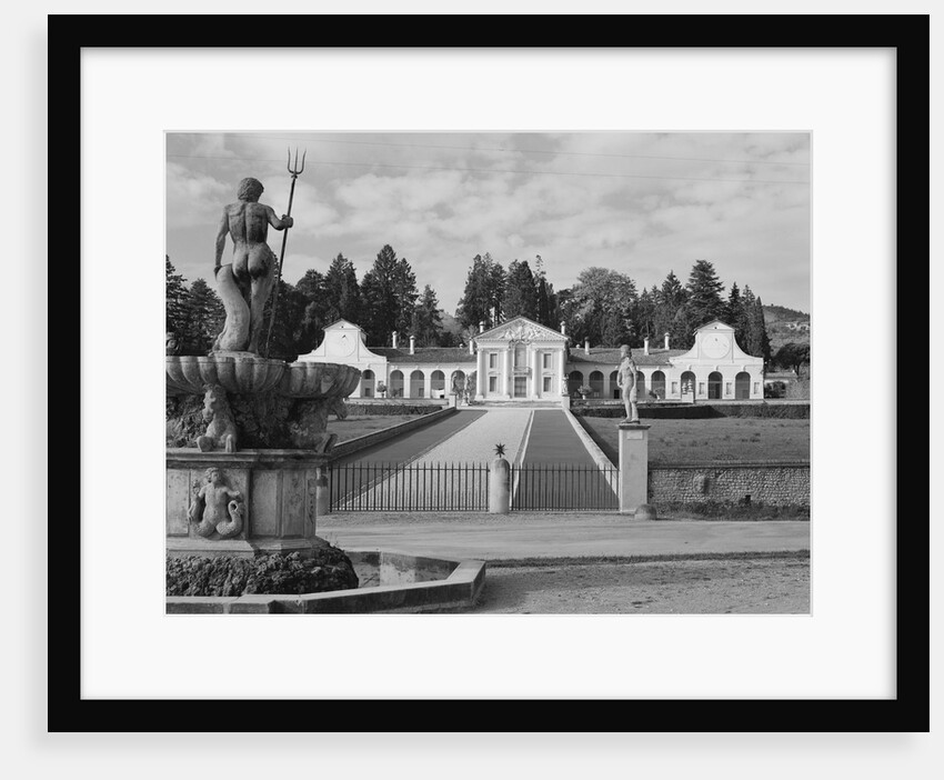 Entrance to the Villa Barbaro and its Fountain by Anonymous