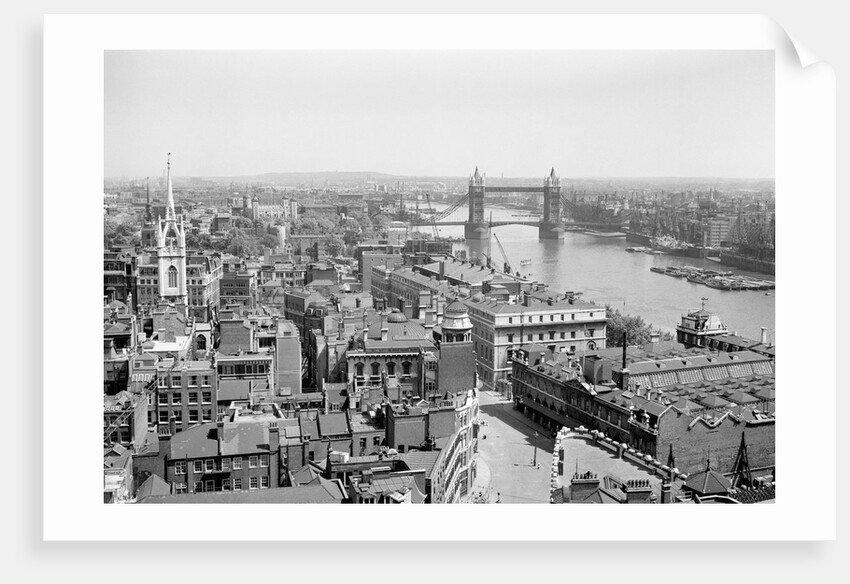 Looking Down on London from Monument by Anonymous