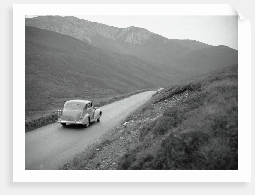 Car Traveling in the Highlands by Anonymous