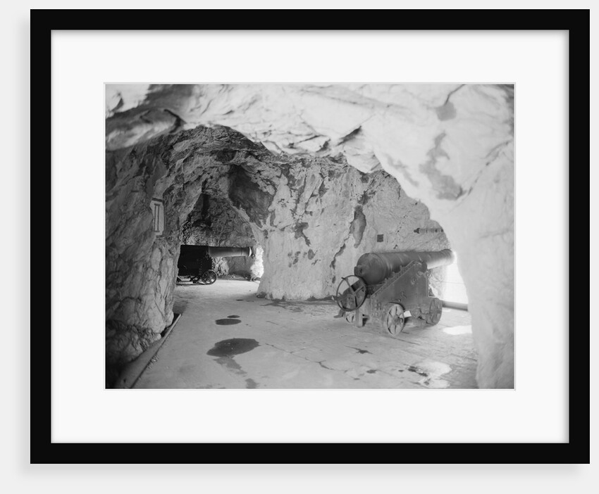 Cannon Galleries in the Great Siege Tunnels by Anonymous