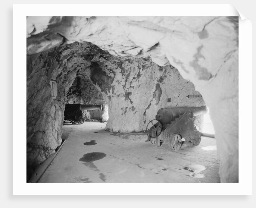 Cannon Galleries in the Great Siege Tunnels by Anonymous